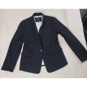 J. Crew Black Single-Button Blazer
